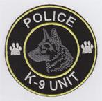 K9 Politie honden unit stoffen opstrijk patch embleem #1, Collections, Collections Autre, Envoi, Neuf