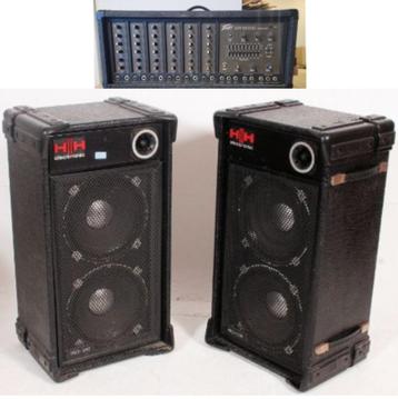 Peavey XR600C versterker + HH 200 PRO klankkasten 1 paar beschikbaar voor biedingen