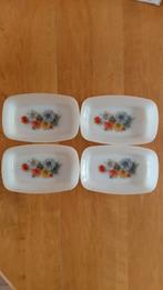 4 jolis beurriers vintage en arcopal, Ophalen of Verzenden