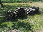 Kastanje houten hekjes op rol, Tuin en Terras, Tuinhekken en Hekwerk, Ophalen, Gebruikt, Hout