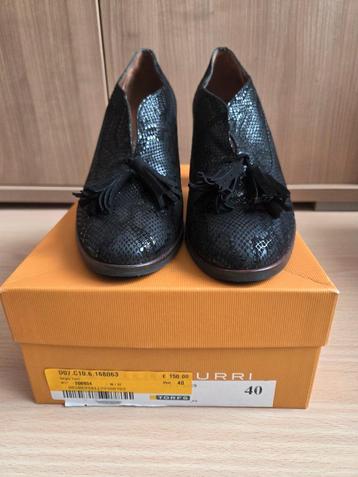 Zwarte hakschoenen - Sergio Turri - maat 40 beschikbaar voor biedingen