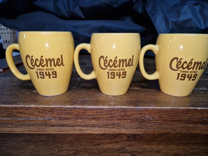 Speciale mok van Cecemel uit 1949 te koop per stuk of serie, Verzamelen, Merken en Reclamevoorwerpen, Nieuw, Overige typen, Ophalen of Verzenden