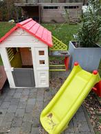 Smoby speelhuis met keuken + peuter glijbaan, Kinderen en Baby's, Speelgoed | Buiten | Speelhuisjes, Ophalen, Gebruikt