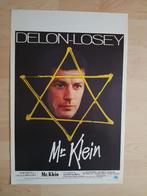 filmaffiche Alain Delon Mr Klein 1976 filmposter, Ophalen of Verzenden, A1 t/m A3, Zo goed als nieuw, Rechthoekig Staand