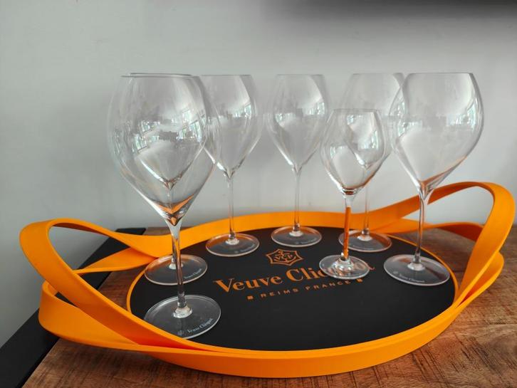 Veuve Clicquot Glazen "Prestige Large Tulip" XL flutes (6st), Verzamelen, Merken en Reclamevoorwerpen, Nieuw, Gebruiksvoorwerp