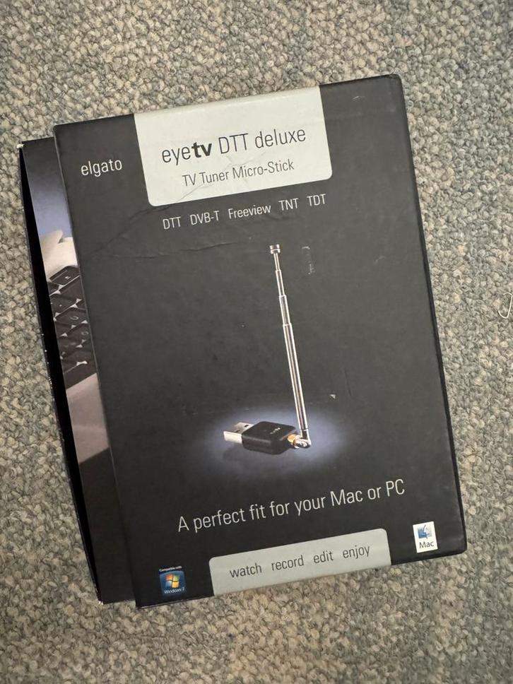 Tuner TV Eye tv DTT Deluxe (DTT DVB-T Freeview TNT TDT), TV, Hi-fi & Vidéo, Télévisions, Comme neuf, Enlèvement ou Envoi