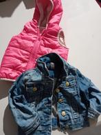Jeansvestje / bodywarmer maat 74, Kinderen en Baby's, Ophalen, Gebruikt, Meisje, Jasje