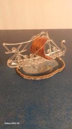 Artistic Glas sculptuur.  ( Viking Longschip )., Ophalen of Verzenden