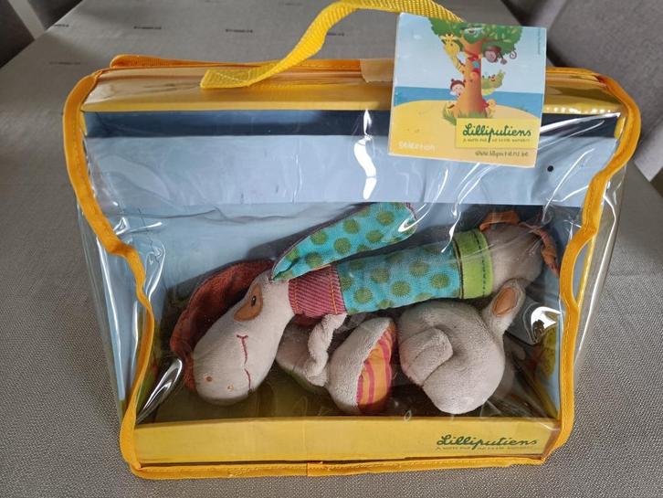 Autospeeltje Lilliputiens, Kinderen en Baby's, Speelgoed | Babyspeelgoed, Zo goed als nieuw, Rammelaar, Met geluid, Ophalen