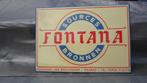 ikken bordje fontana, Ophalen, Gebruikt, Reclamebord