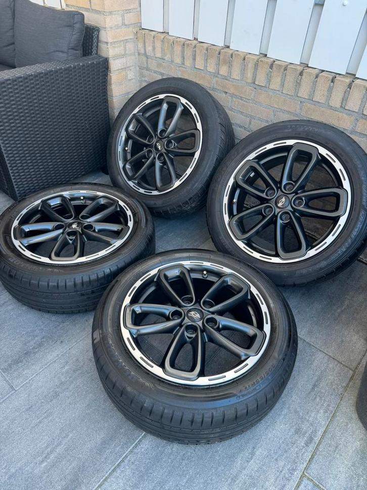 17 inch Orginele Mini R60 Countryman velgen met zomerbanden, Auto-onderdelen, Overige Auto-onderdelen, Mini, Ophalen