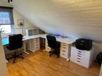 Electrische bureau en enkele bureau, Huis en Inrichting, Bureaus, Ophalen, Elektrisch, Zo goed als nieuw, Bureau