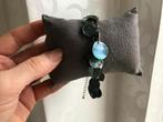 Zeeschelp-look Blauwe Armband, Ophalen of Verzenden, Gebruikt, Blauw, Overige materialen