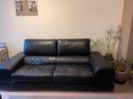 Bruine zetel : 3,5 zit Italiaans design, Huis en Inrichting, Ophalen, Gebruikt, Leer, Italiaans design: zie merknaam
