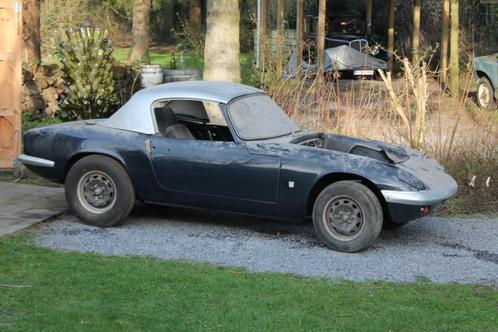 Lotus Elan S2 uit 1966, Auto's, Lotus, Particulier, Elan, Benzine, Cabriolet, 2 deurs, Handgeschakeld, Blauw, Zwart, Kunstmatig leder