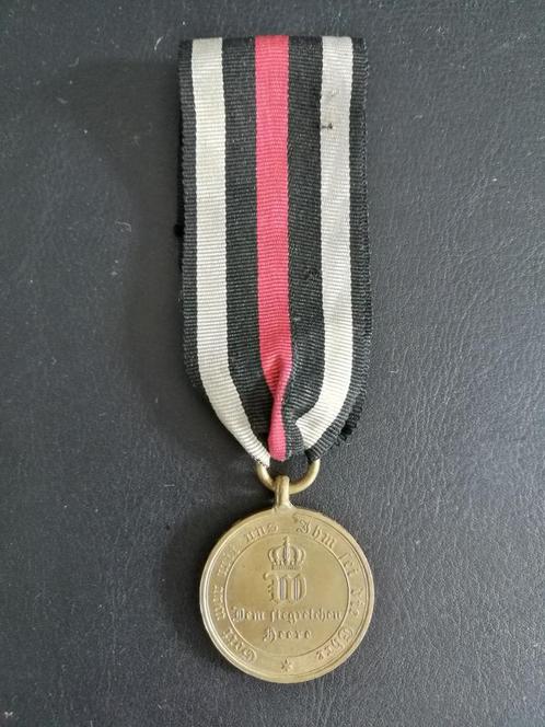 Médaille commémorative des combattants de 1870-1871, Verzamelen, Militaria | Algemeen, Overige soorten, Lintje, Medaille of Wings