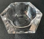 Val Saint Lambert Crystal faceted asbak - Gesigneerd, Antiek en Kunst, Ophalen of Verzenden