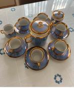 Koffie set porselein, Enlèvement, Or