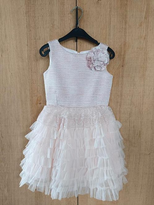 NEW Miss leod lichtroze communie kleed maat 122 - 7 jaar, Kinderen en Baby's, Kinderkleding | Maat 122, Nieuw, Meisje, Jurk of Rok