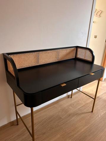 Bureau maison du monde zwart met gouden accenten beschikbaar voor biedingen