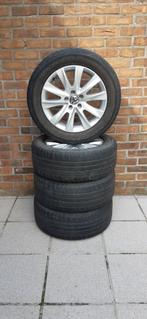 Set aluminium velgen/banden (Volkswagen), Auto-onderdelen, Ophalen, 17 inch, Banden en Velgen