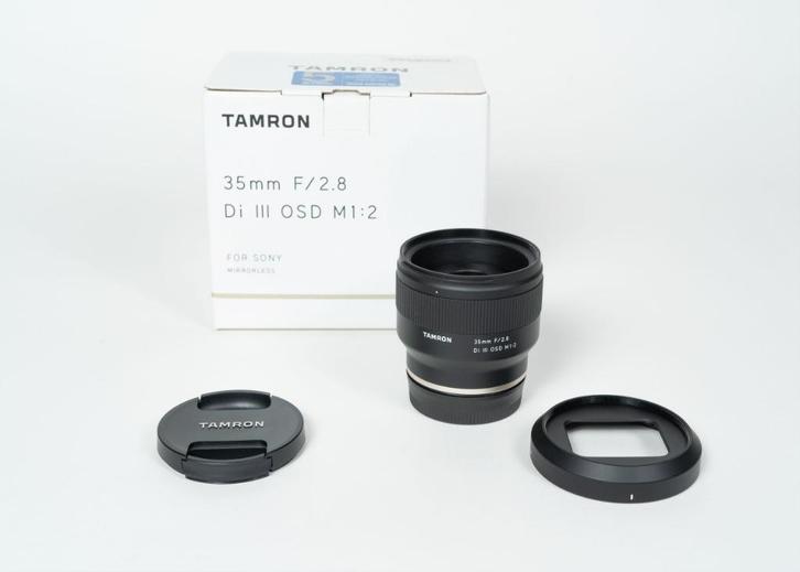 Tamron 35mm f/2.8 DI III OSD Macro 1:2 - Sony E-mount, Audio, Tv en Foto, Foto | Lenzen en Objectieven, Zo goed als nieuw, Standaardlens