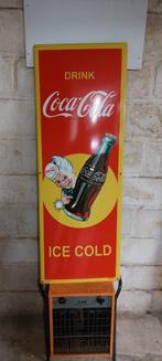 Email Coca Cola 1996 . Emaillerie  Belge  TOP staat, Verzamelen, Merken en Reclamevoorwerpen, Ophalen of Verzenden, Gebruikt, Reclamebord