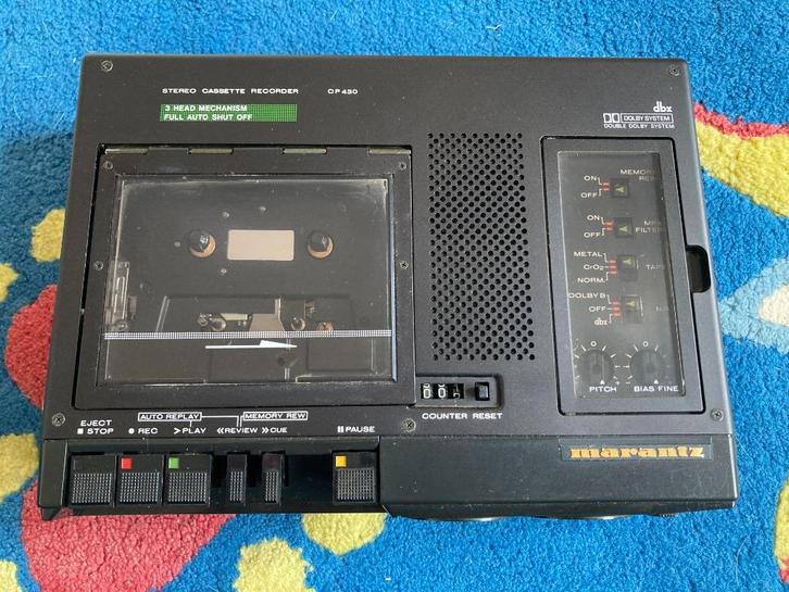 Marantz CP430 k7 cassette voor professionele onderdelen, Audio, Tv en Foto, Stereoketens, Gebruikt, Cassettedeck, Ophalen of Verzenden