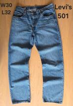 ​Jean Levi's 501 '90s Premium Bleu Délavé W30 L32 Vintage Dr, Enlèvement ou Envoi, Bleu