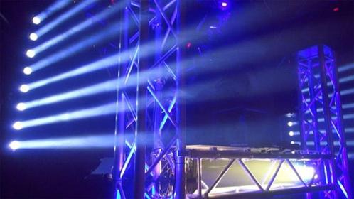 5x Amerikaanse DJ - Sweeper Beam Quad LED, Muziek en Instrumenten, Licht en Laser, Zo goed als nieuw, Licht, Ophalen
