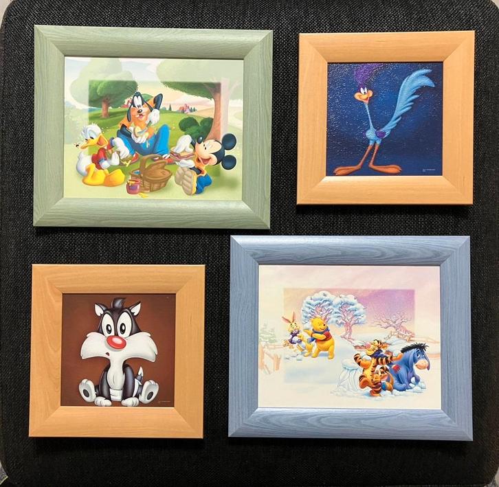 Disney muurdecoratie voor de kinderkamer 4 stuks, Kinderen en Baby's, Kinderkamer | Inrichting en Decoratie, Zo goed als nieuw