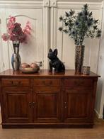 Massief eiken 3-deurs DRESSOIR TV-MEUBEL Eichholtz flamant, Huis en Inrichting, Ophalen, 150 tot 200 cm, Eikenhout, Zo goed als nieuw