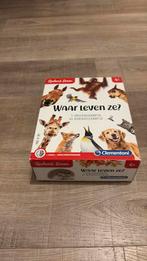 Gezelschapsspel Waar Leven ze?, Hobby en Vrije tijd, Gezelschapsspellen | Bordspellen, Ophalen