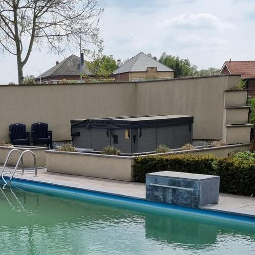 Jacuzzi Sunspa - Palm Springs Elite 275x228x100, Tuin en Terras, Bubbelbaden en Hottubs, Zo goed als nieuw, Vast, Filter, Pomp