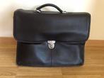 Lederen boekentas, Handtassen en Accessoires, Tassen | Schooltassen, Ophalen, Gebruikt, Bruin, Aktetas of Boekentas