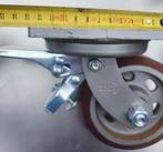 4 extreem zware last zwenkwielen geremd Vulkoprin +1000kg, Ophalen of Verzenden, Nieuw