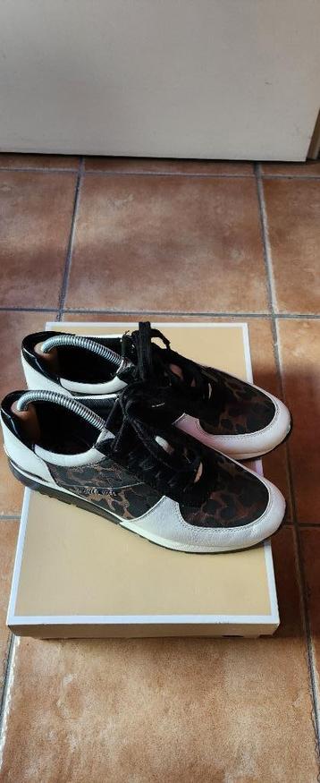 Nieuwe zwarte panter michael kors dames sneakers maat 38,5  beschikbaar voor biedingen