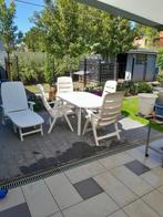 tuinset, Tuin en Terras, Ophalen, 5 zitplaatsen, Kunststof, Gebruikt
