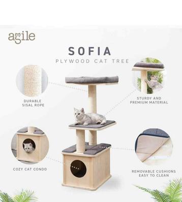 Arbre a chat design bois O'Green, Enlèvement ou Envoi, Utilisé