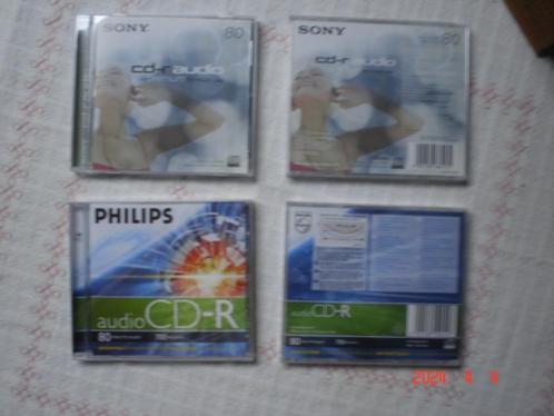 audio cd's te koop van philips en sony voor audio recorders, CD & DVD, CD | Autres CD, Neuf, dans son emballage, Enlèvement ou Envoi