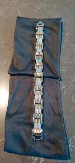Goudkleurige herenarmband., Enlèvement, Comme neuf