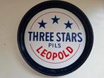 Plateau émaillé -Three Stars Pils Leopold, Collections, Enlèvement ou Envoi, Utilisé