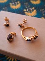 Vergulde sieraden, Handtassen en Accessoires, Oorbellen, Ophalen, Gebruikt, Goud, Overige materialen