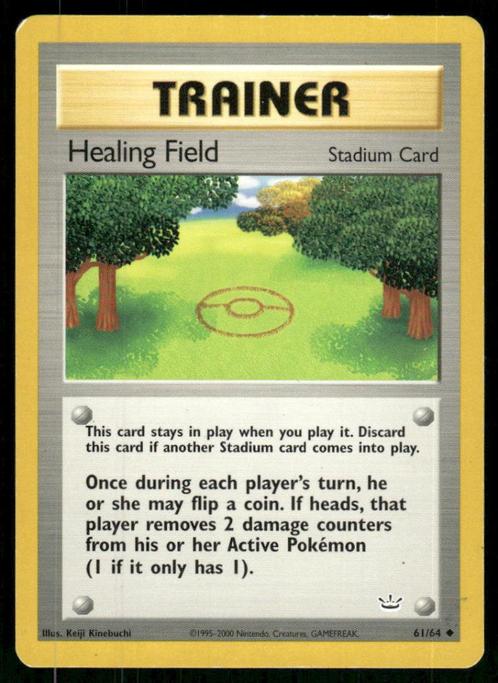 Healing Field 61/64 - Neo Revelation, Hobby en Vrije tijd, Verzamelkaartspellen | Pokémon, Gebruikt, Verzenden