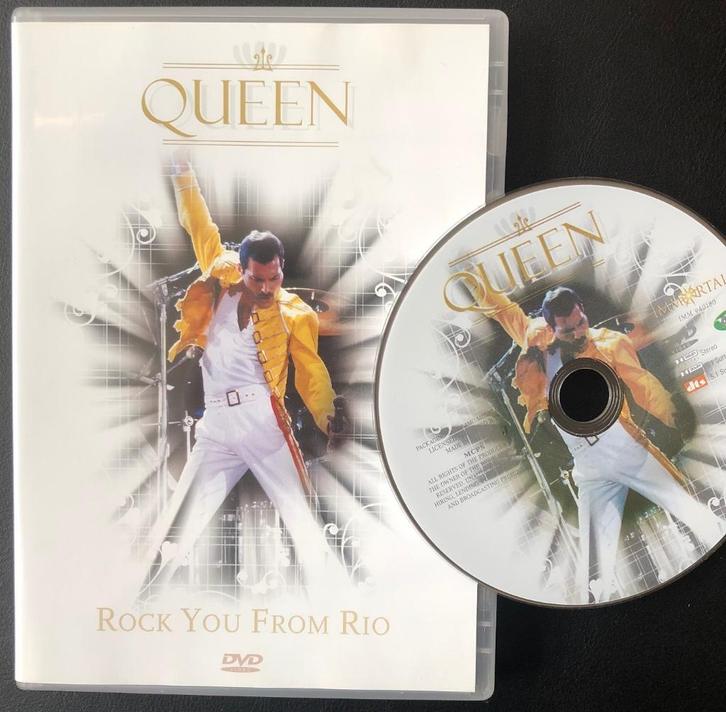QUEEN - Rock you from Rio (DVD), Cd's en Dvd's, Dvd's | Muziek en Concerten, Zo goed als nieuw, Muziek en Concerten, Vanaf 16 jaar