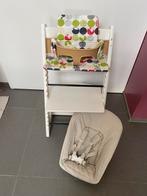 Triptrap wit compleet met babyset, kussenset en newbornset, Enlèvement, Comme neuf