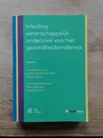 Inleiding wetenschappelijk onderzoek voor het gezondheidsond, Ophalen of Verzenden, Gelezen, Marc Glorieux; Anneke de Jong; Lieven De Maesschalck; Marijke...