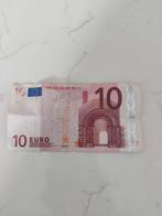 10 euro biljet 2002 met handtekening JCT, Postzegels en Munten, Bankbiljetten | Nederland, Ophalen