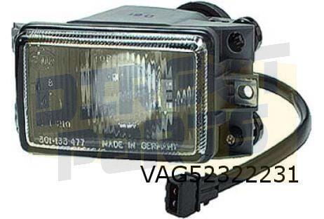 Volkswagen Passat (3/88-10/93) mistlamp Hella Links OES! VAG, Auto-onderdelen, Verlichting, Volkswagen, Nieuw, Verzenden