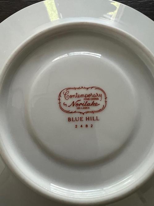 Noritake China Set Borden Blue Hill 2482 servies voor 12pers, Maison & Meubles, Cuisine | Vaisselle, Comme neuf, Service complet